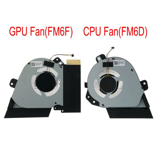 พัดลมระบายความร้อน CPU GPU ใหม่สําหรับ Asus ROG Zephyrus ga502d ga502du gu502du ga502iu ga502i gu505