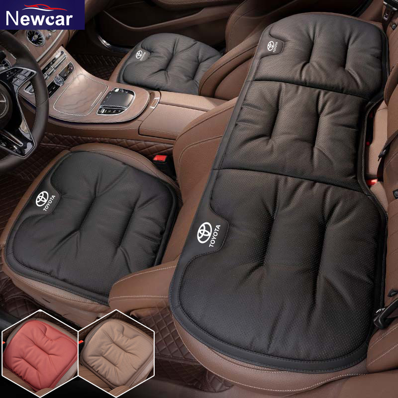 รถ เบาะ ผ้าคลุมเบาะรถยนต์เบาะหนังแผ่นป้องกันที่นั่งกันลื่นที่นั่งด้านหน้าหรือด้านหลังเบาะหลังอุปกรณ์ตกแต่งภายในรถยนต์