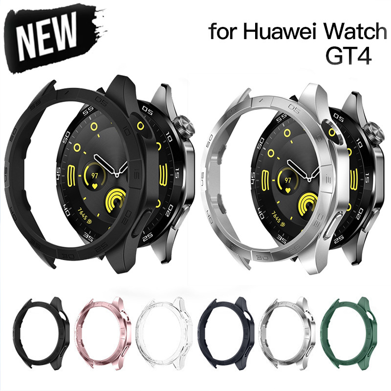 เคสสําหรับนาฬิกา Huawei GT 4 46 มม.เคส PC กันชนแบบแข็งสําหรับอุปกรณ์เสริม GT4 สําหรับผู้หญิง (ไม่มีกระจกกันรอยหน้าจอ)