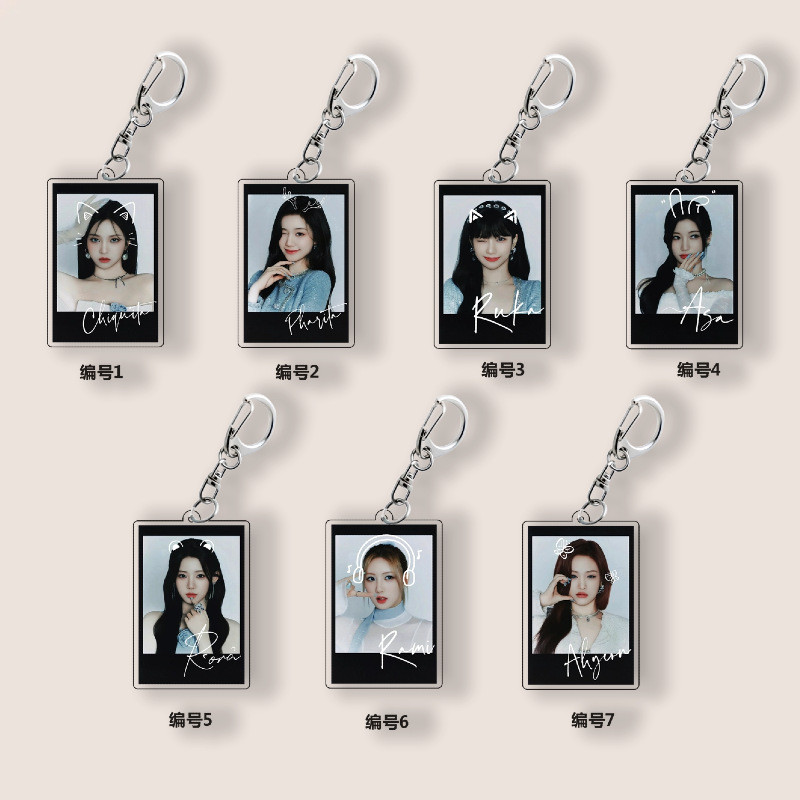 BAUBYMONST2ER RAMI Lee Cha Ren AHYEON Kawai Rika CHIQUITA อุปกรณ์ต่อพ่วงกระเป๋าจี้พวงกุญแจ