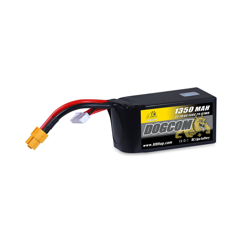 UCELL series U-CELL DOGCOM 1350mAh 150C 6S 22.2V อุปกรณ์โดรน Drone