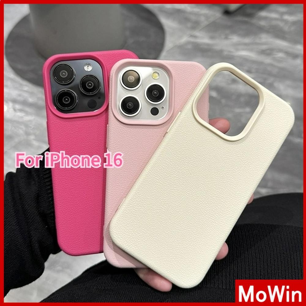 Movin - เคสหนังสำหรับ iPhone 16 Pro Max iPhone 11 เคส TPU สีลูกกวาด เนื้อนุ่ม สัมผัสสบาย เคสโทรศัพท์สีสันสดใส เข้ากันได้กับ iPhone 15 14 13 12 Pro max XS XR 7 8 Plus