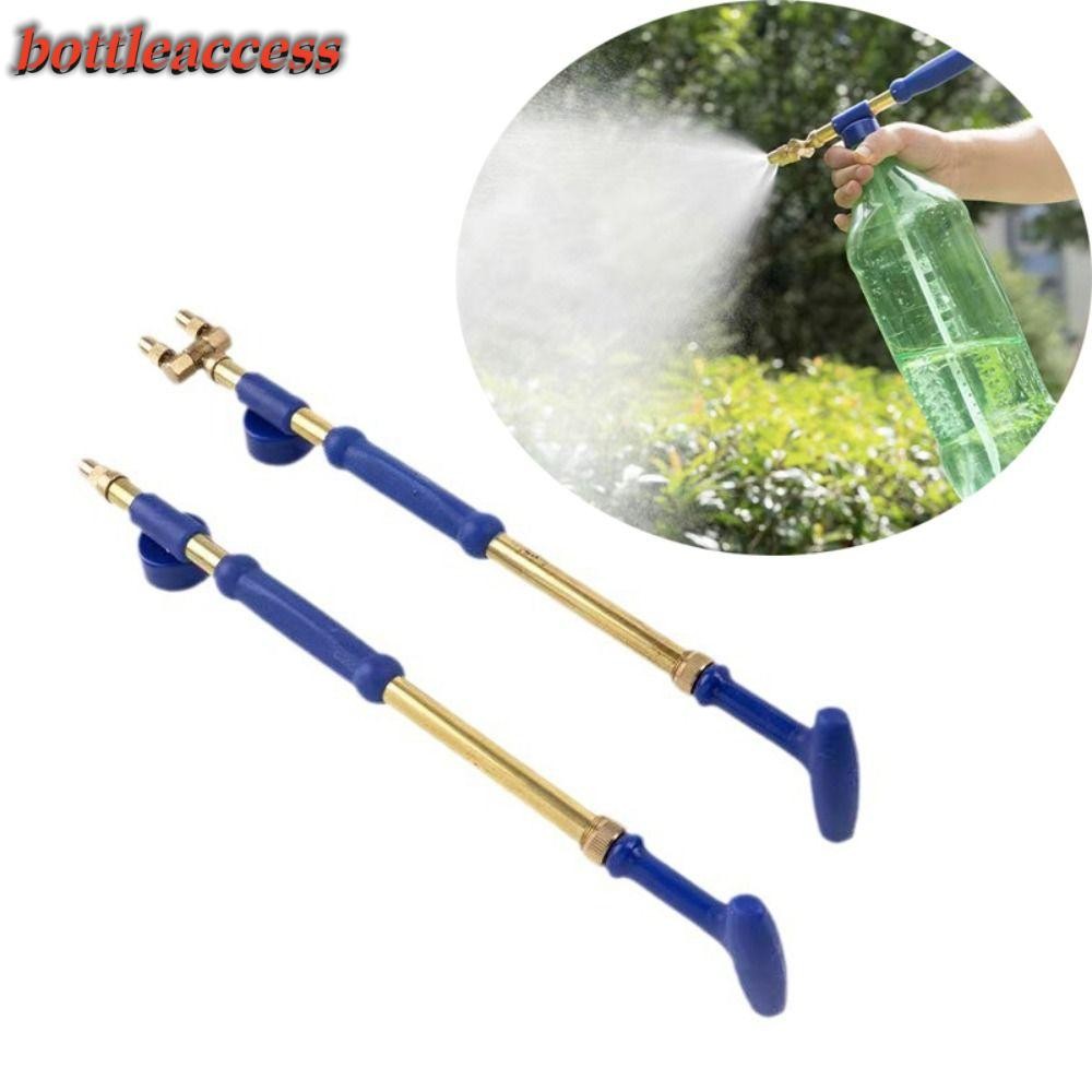 Bottleaccess Atomizing Misting หัวฉีด,เดี่ยว/คู่หัว Push-pull ชลประทาน Sprayers, ทองเหลืองปรับ Universal หัวฉีดน้ํา