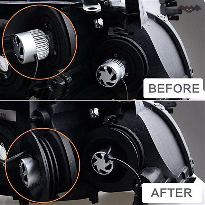 [PE] 1x ผ้าคลุมกันฝุ่นยางนุ่มสําหรับรถยนต์ไฟหน้าอัตโนมัติ Universal LED Light Seal Cap TH