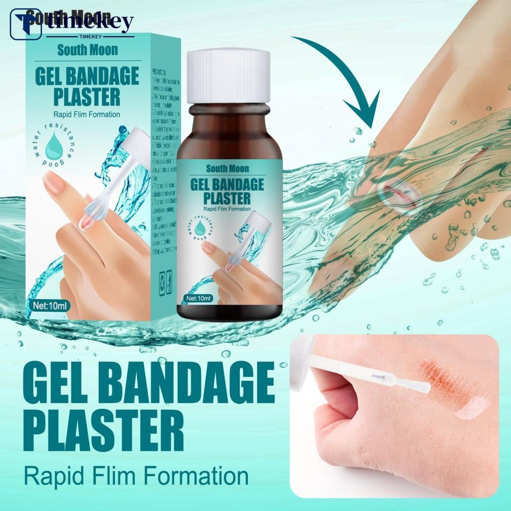 Timekey 10ml เจลแผล Dressing Liquid Skin Repair Dressing Bandage Breathable โปร่งใสกันน้ําแบคทีเรียเจล E2V9