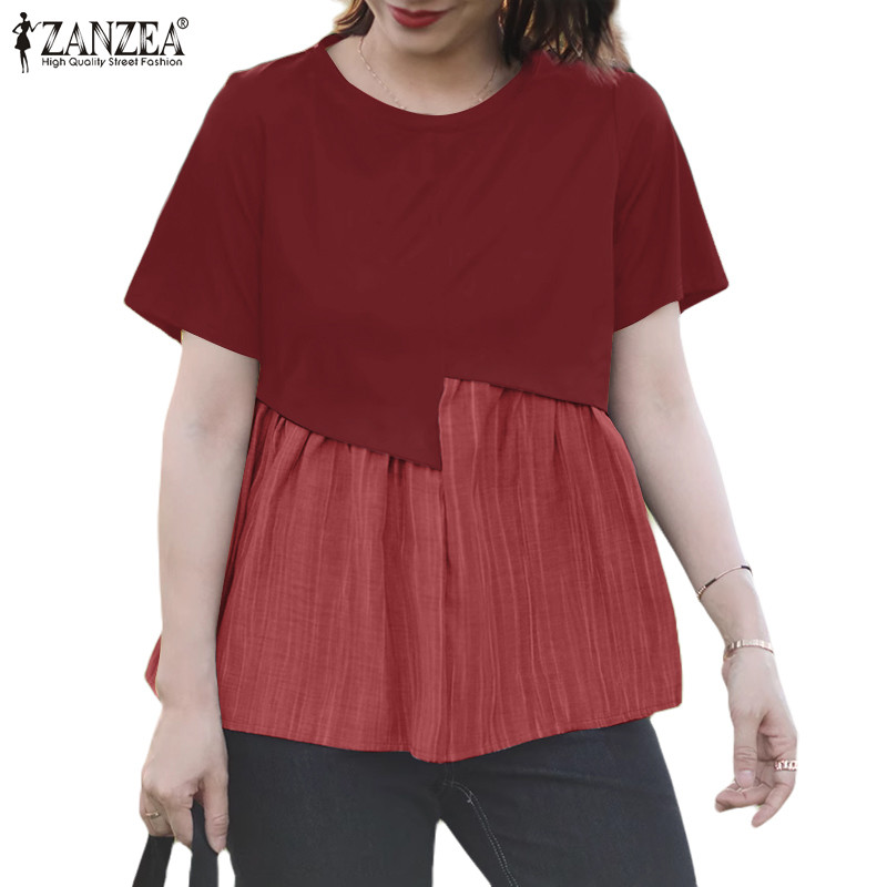 Zanzea เสื้อเบลาส์ A-Line แฟชั่นเกาหลีผู้หญิง