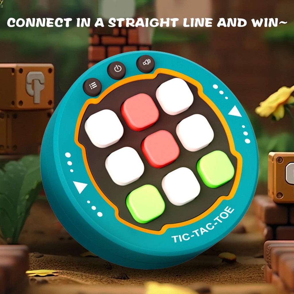 ปริศนาเด็กไฟฟ้า Tic-Tac-Toe ของเล่นการคิดเชิงตรรกะ Improving Home เกมของเล่น