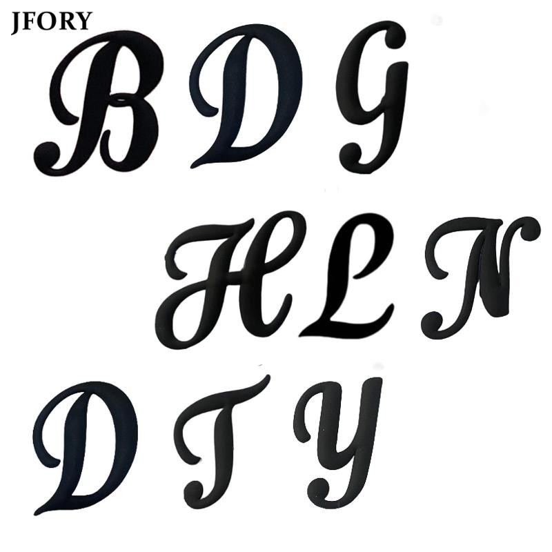Jfory Letter Beach Hole Bag Letter Charm อุปกรณ์เสริม Crafting Creative กระเป๋าถือตกแต่ง