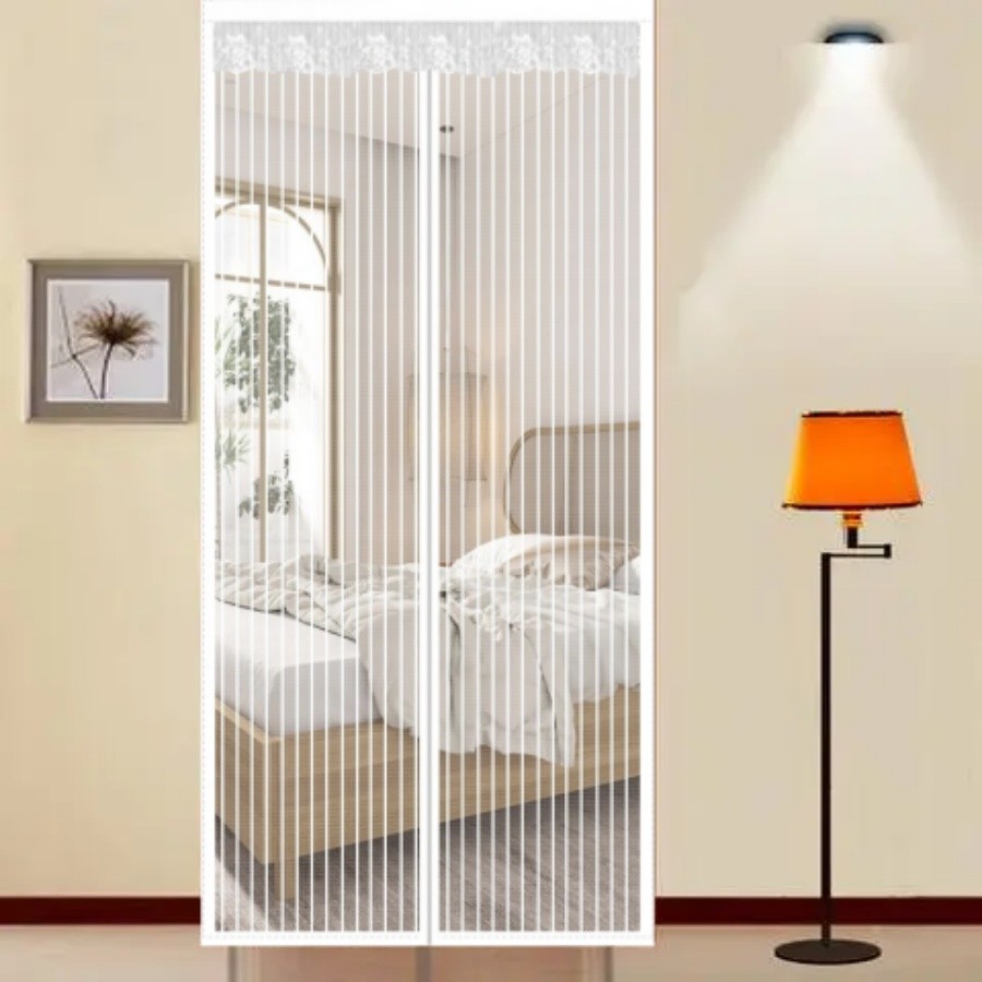 สติกเกอร์เข็มขัดสีดําขนาดใหญ่ มืออาชีพ ฤดูร้อน ตีนตุ๊กแก หน้าจอประตูป้องกันยุง คุณภาพสูงประเทศประตูขนาดใหญ่ยุงและฝุ่นแม่เหล็กม่าน ตีนตุ๊กแก ประตูจอ - รูปที่ 2