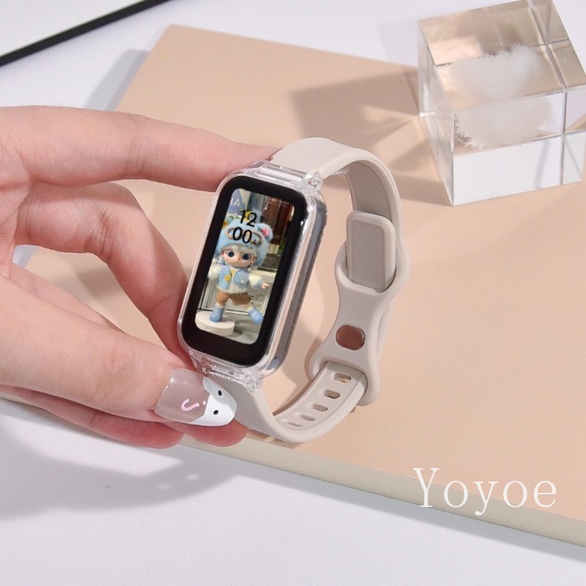 สายรัดสําหรับ Xiaomi Band 8 Active Band ซิลิโคนเปลี่ยนสร้อยข้อมือกีฬาสําหรับ Redmi Smart Band 2 สายรัดข้อมือ Correa อุปกรณ์เสริม