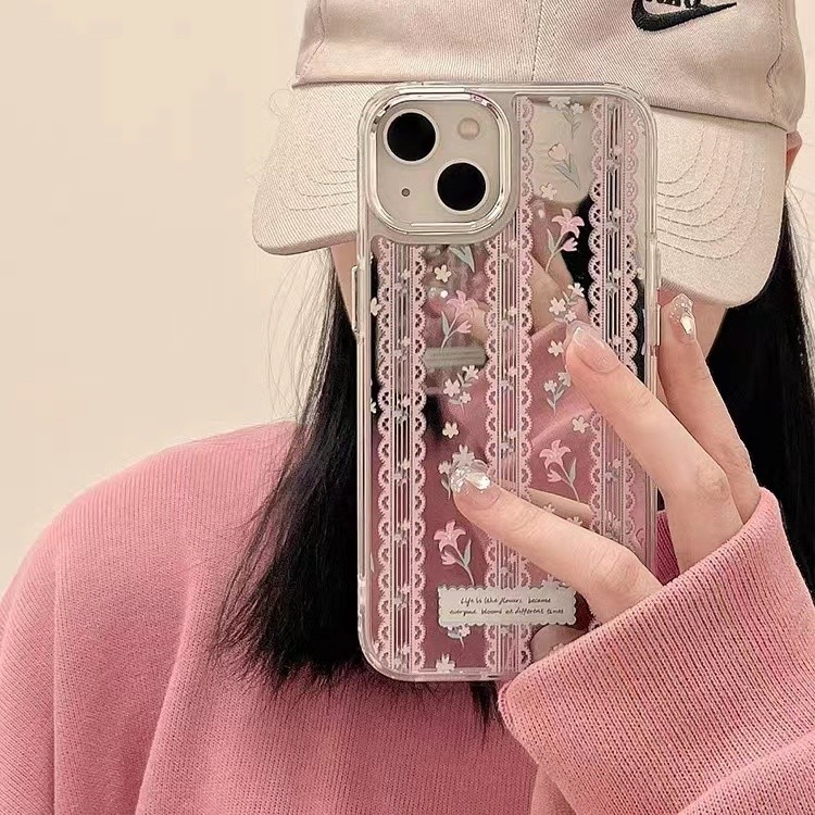 กระจกแต่งหน้านุ่มโปร่งใสกรณี Anti-Fall เคสโทรศัพท์สําหรับ iPhone 16 Promax 15 Promax 12 13 Mini 14plus 11 Pro Max X XS XR XS Max 7 8 plus Se2020