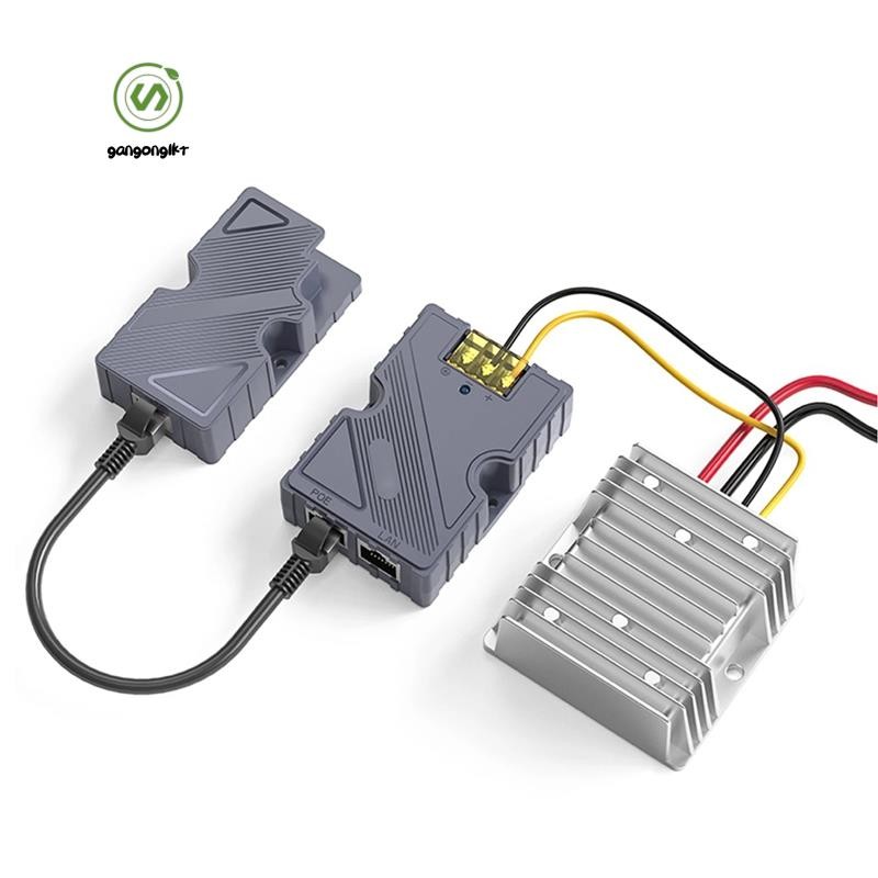 [gangong1kr]สําหรับหัวฉีด Starlink PoE 150W อะแดปเตอร์สายเคเบิลจานไปยัง RJ45 รถ DC Step UP Converter 12V ถึง 48V สําหรับ Starlink V2 กลางแจ้ง