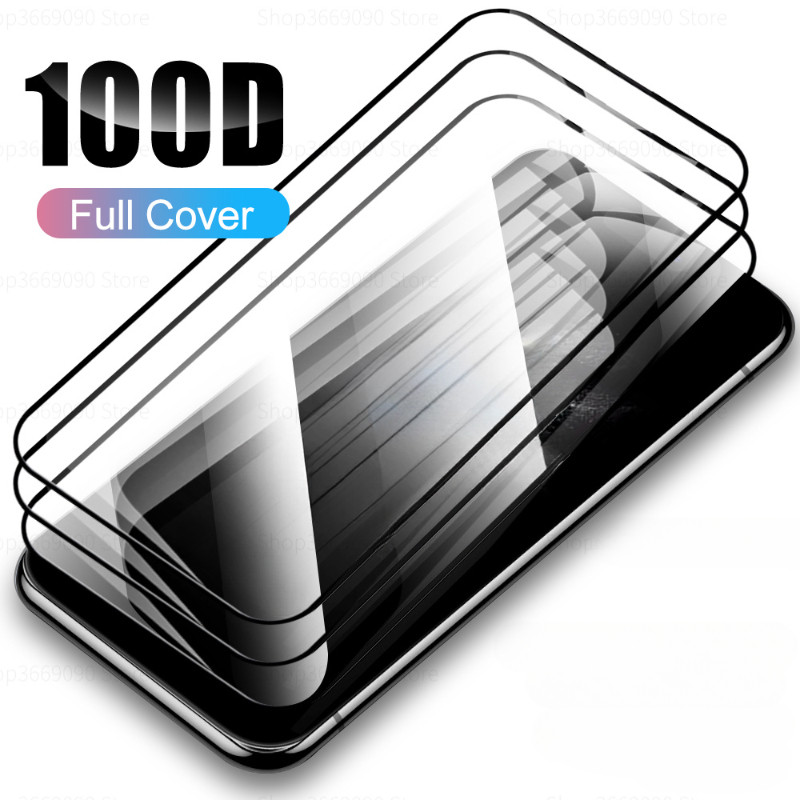Iphone16 iPhone16e 16ProMax 16Pro 1-2 ชิ้น 100D HD Black Edge ฟิล์มกระจกนิรภัยสําหรับ iPhone 16 15 1