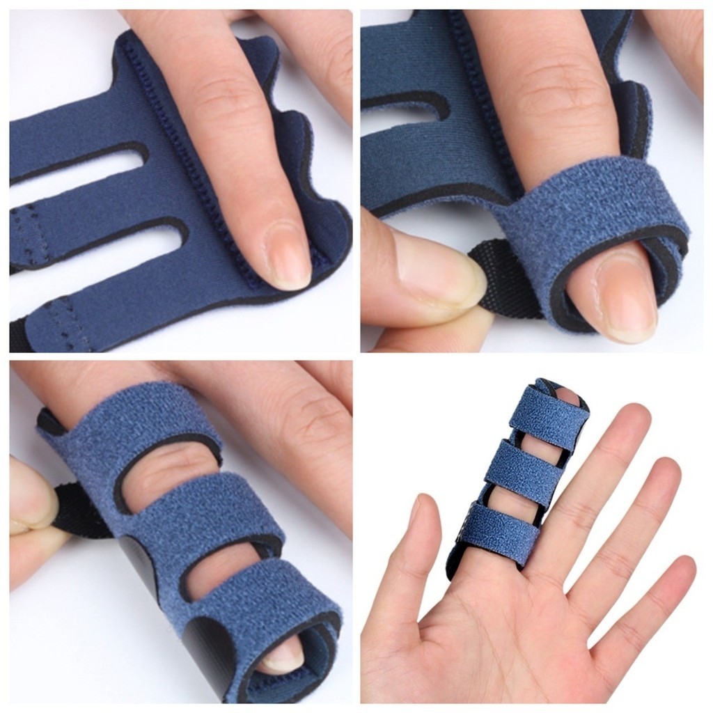 🌷 ดามนิ้ว เสริมเหล็ก เฝือกนิ้ว ดัดนิ้ว ปลอก ป้องกันเสียดสี แก้กระดูกผิดรูป เอียง คด งอ เพื่อสุขภาพ ระบายอากาศ 🌷 - รูปที่ 4