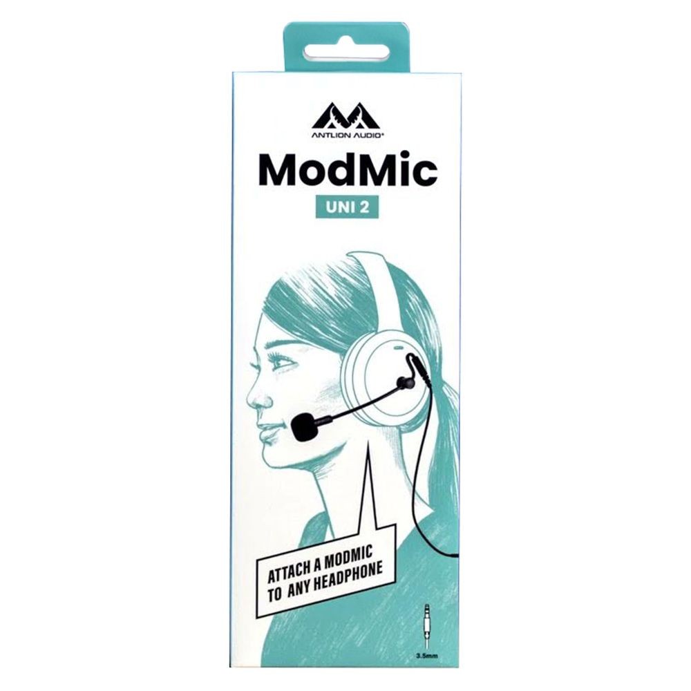 Antlion Audio ModMic Uni 2 (GDL-2420) - 3.5mm Attachable Noise-Cancelling Mic