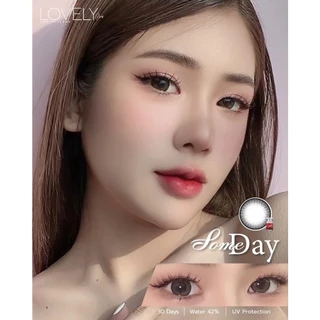 🔥คอนแทคเลนส์ ❤️Size : L❤️รุ่น Someday (lovelylens) สี : Brown/Gray/Black