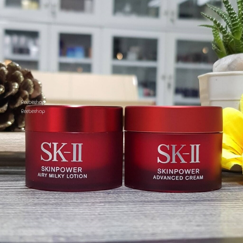 SK-II ครีมบำรุงผิวหน้า Skinpower Airy Milky Lotion - Advanced Cream 15g