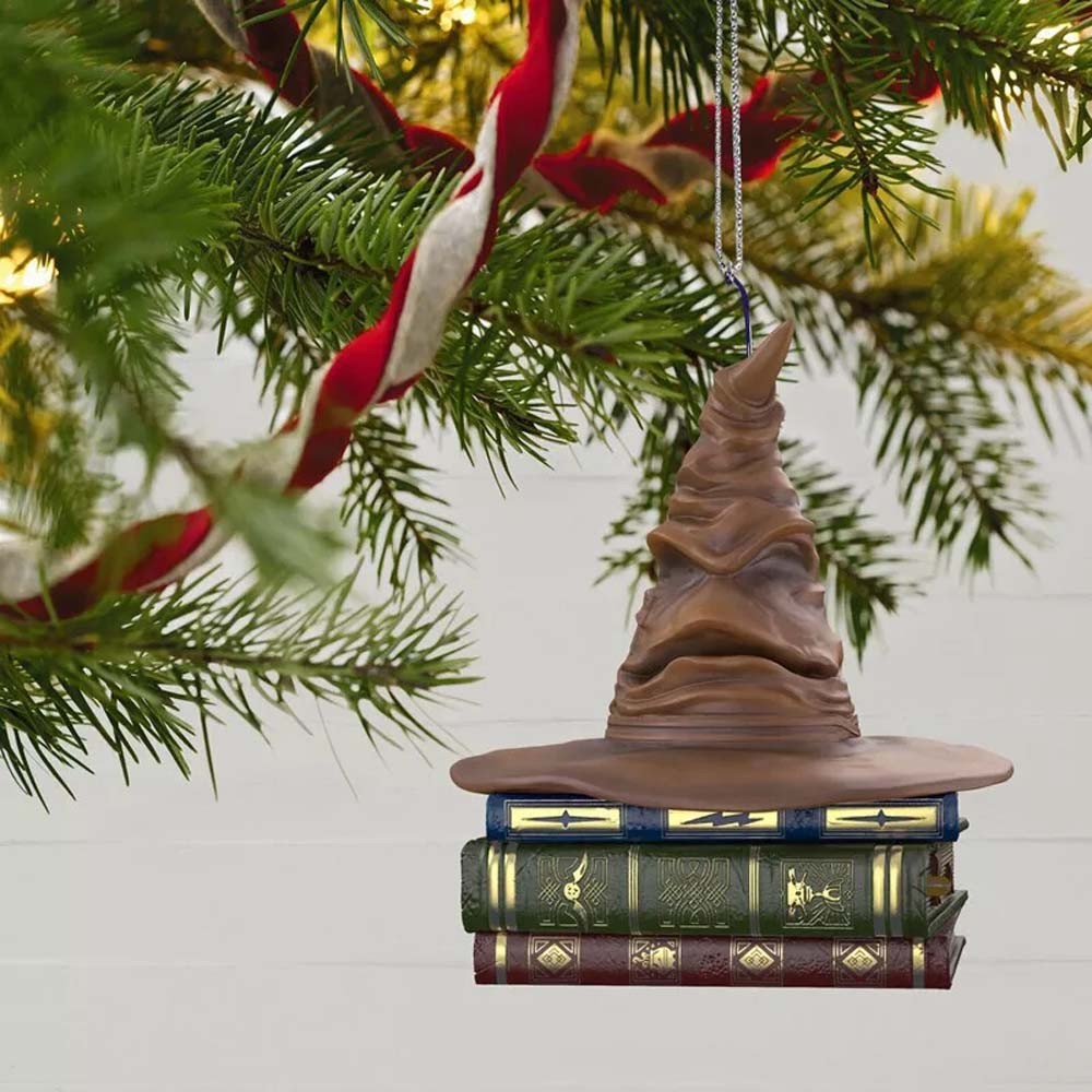 Harry Potter Hat Christmas Tree Pendant Resin Craft Decoration Products Decorative Branch Hat Orname