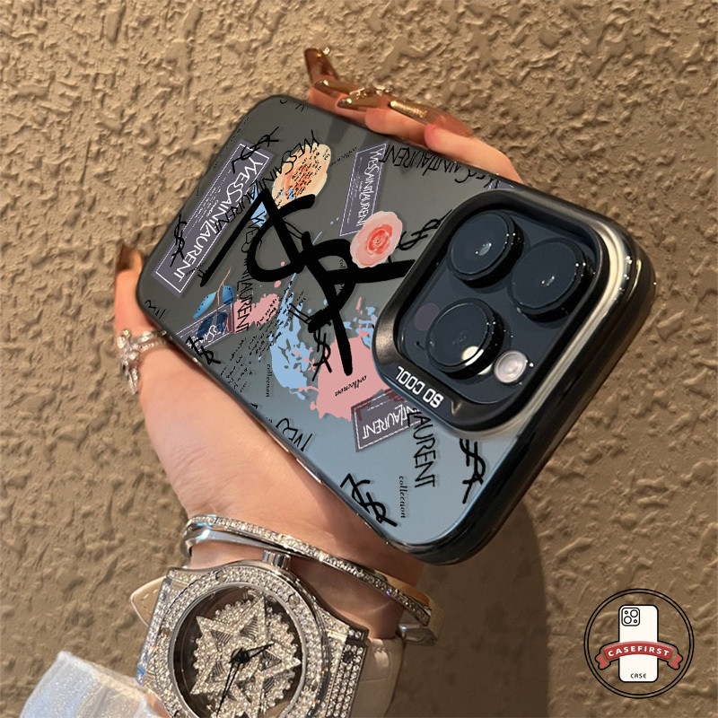 เทรนด์โลโก้สัญลักษณ์ภาษาอังกฤษดูเดิลเคสเข้ากันได้กับ IPhone7Plus 15 11 13 14 12 Pro Max 15 14 8 7 Plus XR X XS Max SE ราคา ถูกที่สุด ดีลบีเคเค แกลเลอรีภาพที่ 8