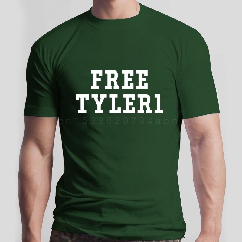 เสื้อยืดพิมพ์ลาย Tyler1 Mens ฟรี