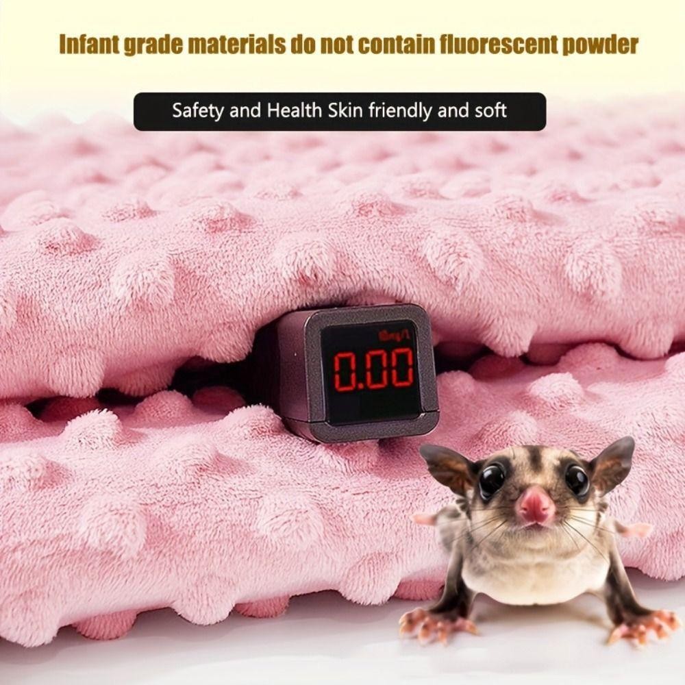 ยอนดร์ ที่นอนสัตว์เลี้ยงขนาดเล็ก,ตุ๊กตาอบอุ่นหนูแฮมสเตอร์แขวนรัง,อุปกรณ์สัตว์เลี้ยงถุงแกว่งสบายถุงนอนหนูแฮมสเตอร์นุ่มกระรอก - รูปที่ 4