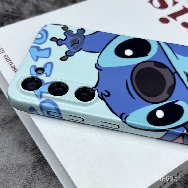 เคสโทรศัพท์ Samsung Happy Styzy สีน้ำเงินเข้ากันได้กับ A12/M12 A55 S23 A11เคสโทรศัพท์ A54 5G A11 A13 4G A04 S24 ultra เคสแข็งป้องกัน a534g/5G S23 PLUS เคส7rjp