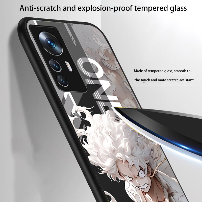 เคสกระจก Xiaomi mi 12T 5g / mi 12T pro 5g เคสกระจกนิรภัยฮาร์ดฝาหลังขอบซิลิคอนอ่อน ราคา ถูกที่สุด ดีลบีเคเค แกลเลอรีภาพที่ 9