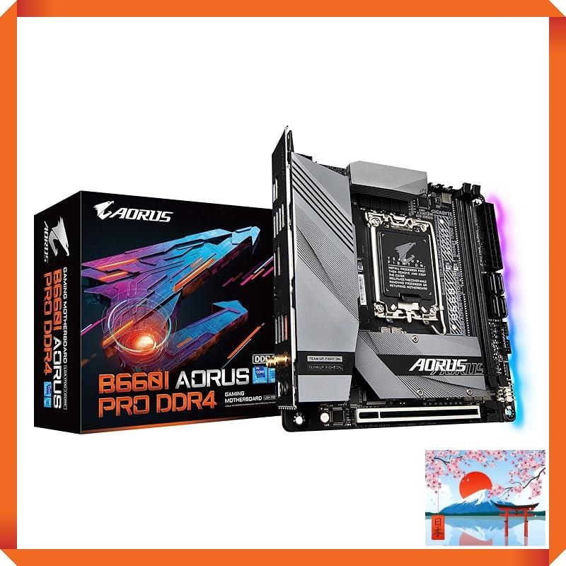 GIGABYTE B660I AORUS PRO DDR4 Rev.1.x Motherboard Mini-ITX [Intel B660 Chipset] MB5687 Black