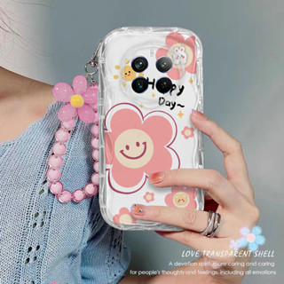 เคส Realme 12X 12 PRO Realme12+ PLUS 5G เคสโทรศัพท์ใสดอกไม้เ…