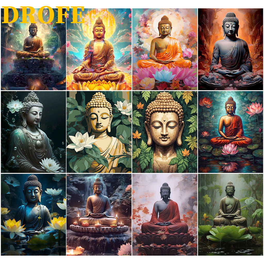 Drofe,ระบายสีตามตัวเลขมีกรอบ,พระพุทธรูป,ระบายสี,paint by number,ภาพระบายสี,ภาพระบายสีตามตัวเลข,ศิลปะ,ระบายสีตามตัวเลขหลักสิบบ,ชุดระบายสีตามตัวเลข,ระบายสีรูปภาพ,สมุดระบายสี,ของแต่งห้อง,แต่ง