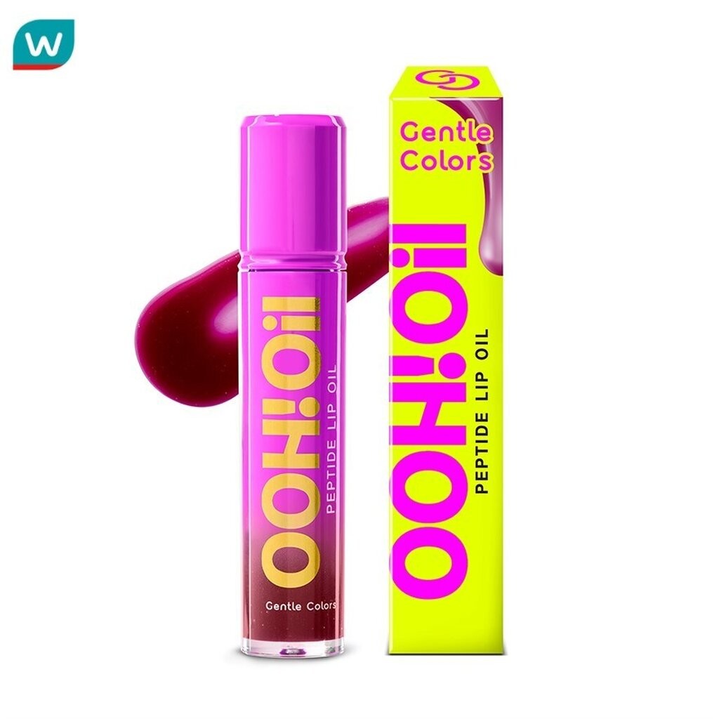Gentle Colors เจนเทิล คัลเลอร์ อู้ว ออยล์ เปปไทด์ ลิป ออยล์ 7ก. 03 วีวา ไวโอเลต
