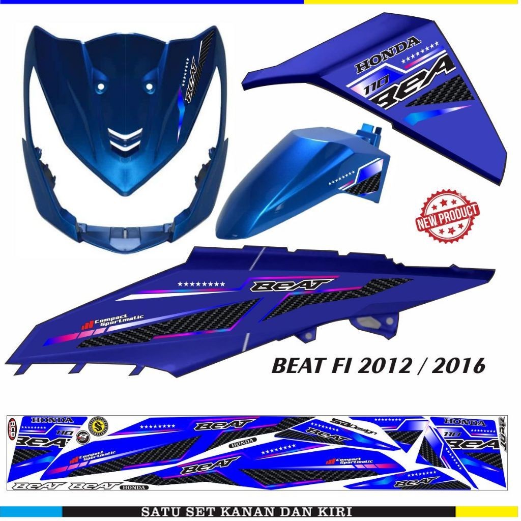 สติ๊กเกอร์ BEAT FI / BEAT PGM FI STRIPING