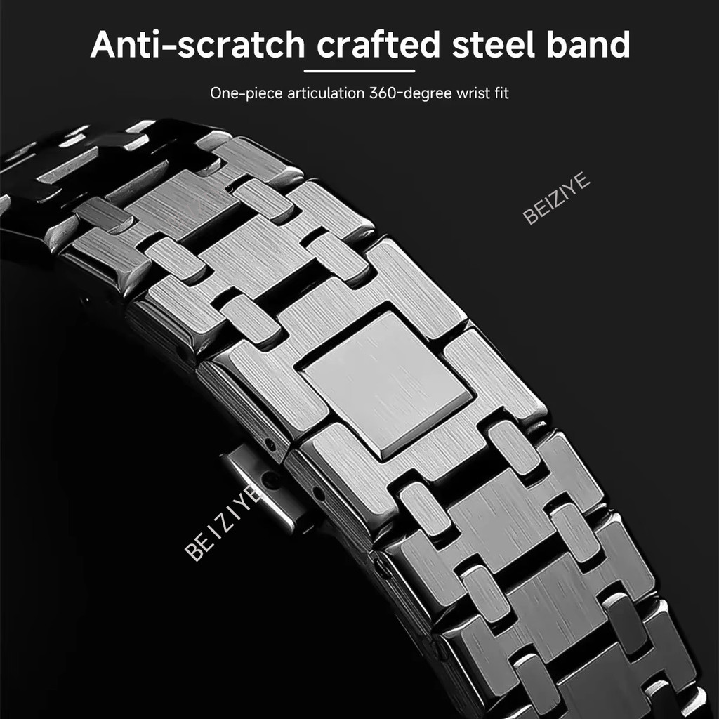 Huawei นาฬิกา GT5 Pro 46 มม.สแตนเลสสตีลสําหรับนาฬิกา Huawei GT 5 46 มม.Smartwatch หรูหราสร้อยข้อมือโลหะ Watchband Accessorie