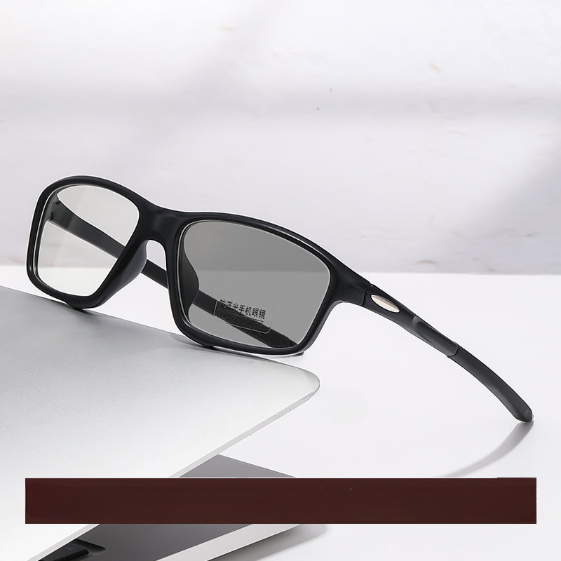 [-0°~-400°] แว่นสายตาสั้นแบบโฟโตโครมิก เบาพิเศษพร้อมองศาแฟชั่นแสงสีฟ้าเลนส์แบนนักเรียนกระจกกีฬากลางแจ้ง