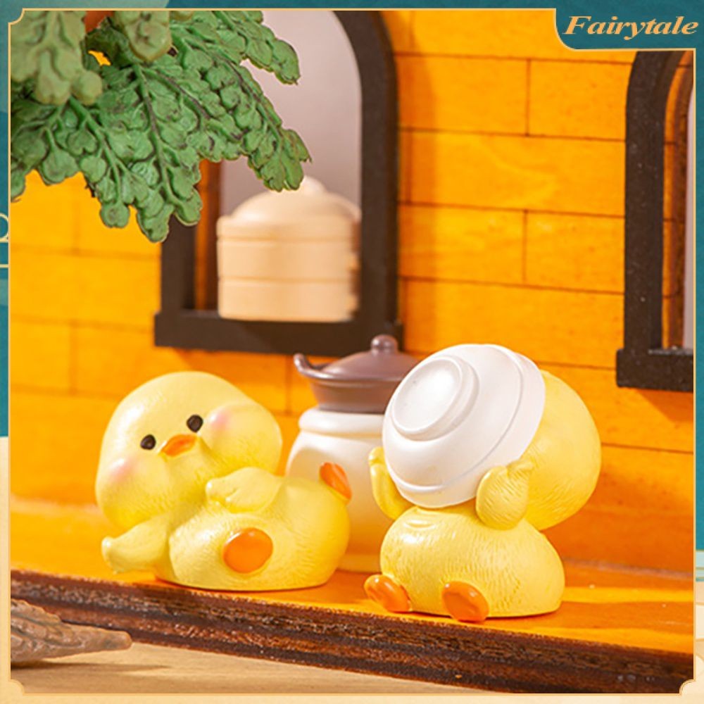 ของตกแต่งบ้าน ของประดับภูมิทัศน์ขนาดเล็ก ดีไซน์น่ารัก อุปกรณ์ครัวที่มีประโยชน์ ตกแต่งรถ ของประดับรถยนต์ เรียบง่ายและมีสไตล์ ของประดับครัวรูปเป็ด