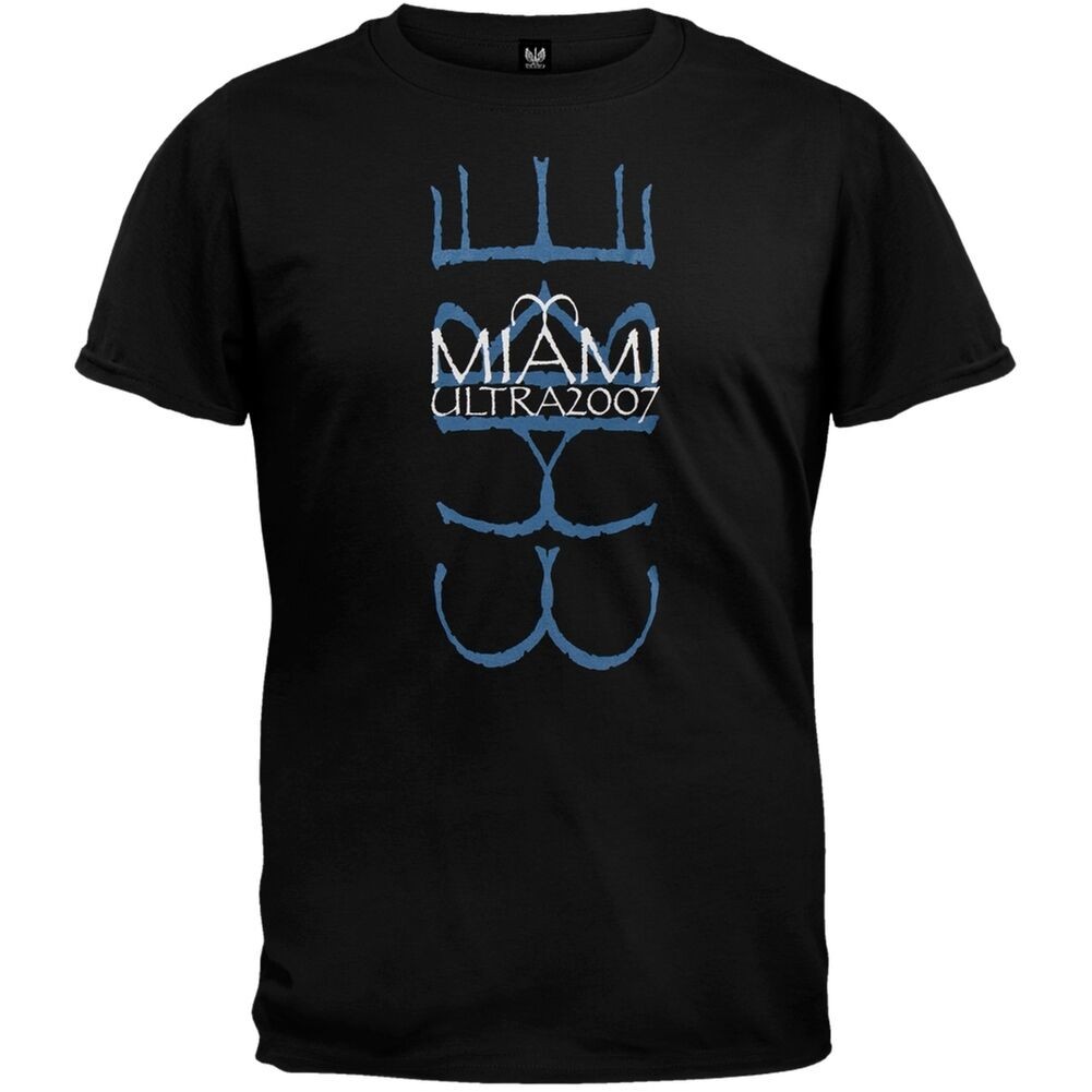 The Cure - Miami Ultra 07 Tour Adult Mens T-Shirt