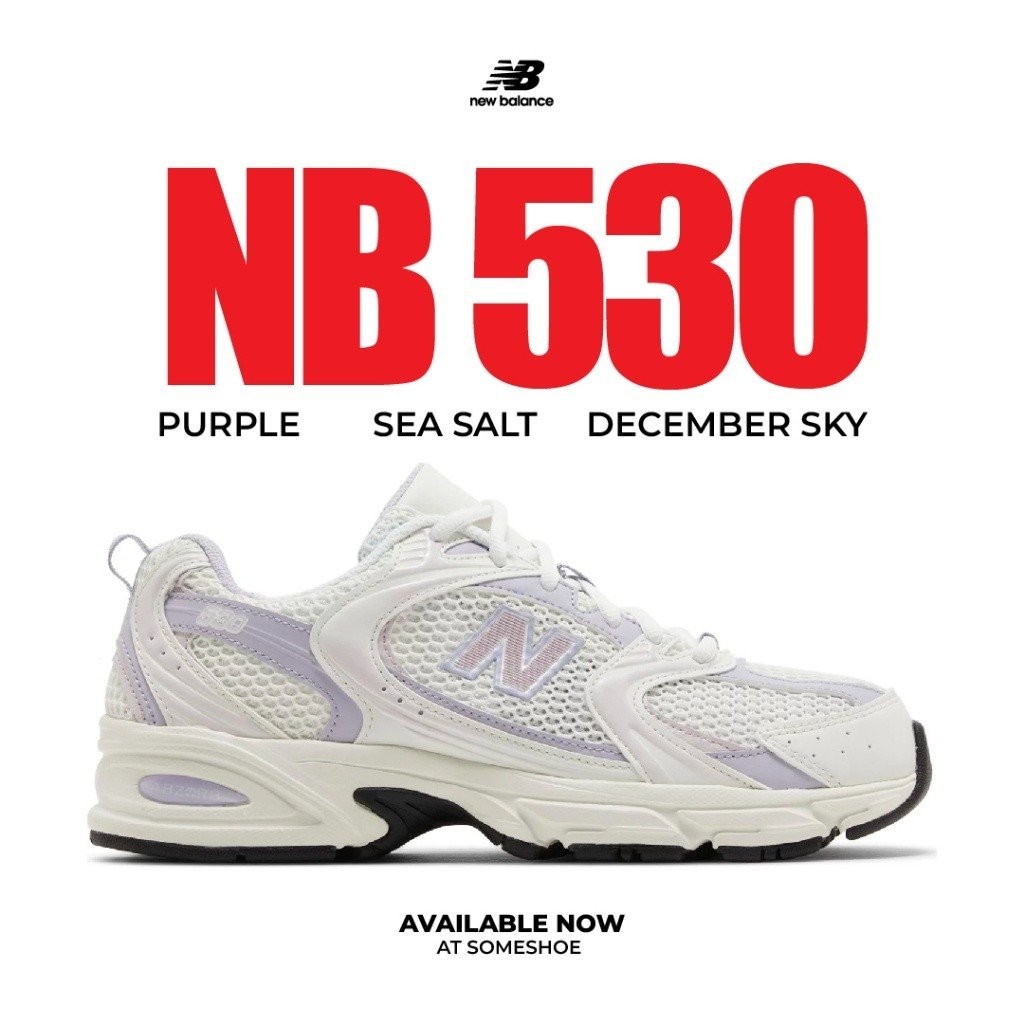 NEW BALANCE 530เกลือทะเลสีม่วงธันวาคม Sky Original