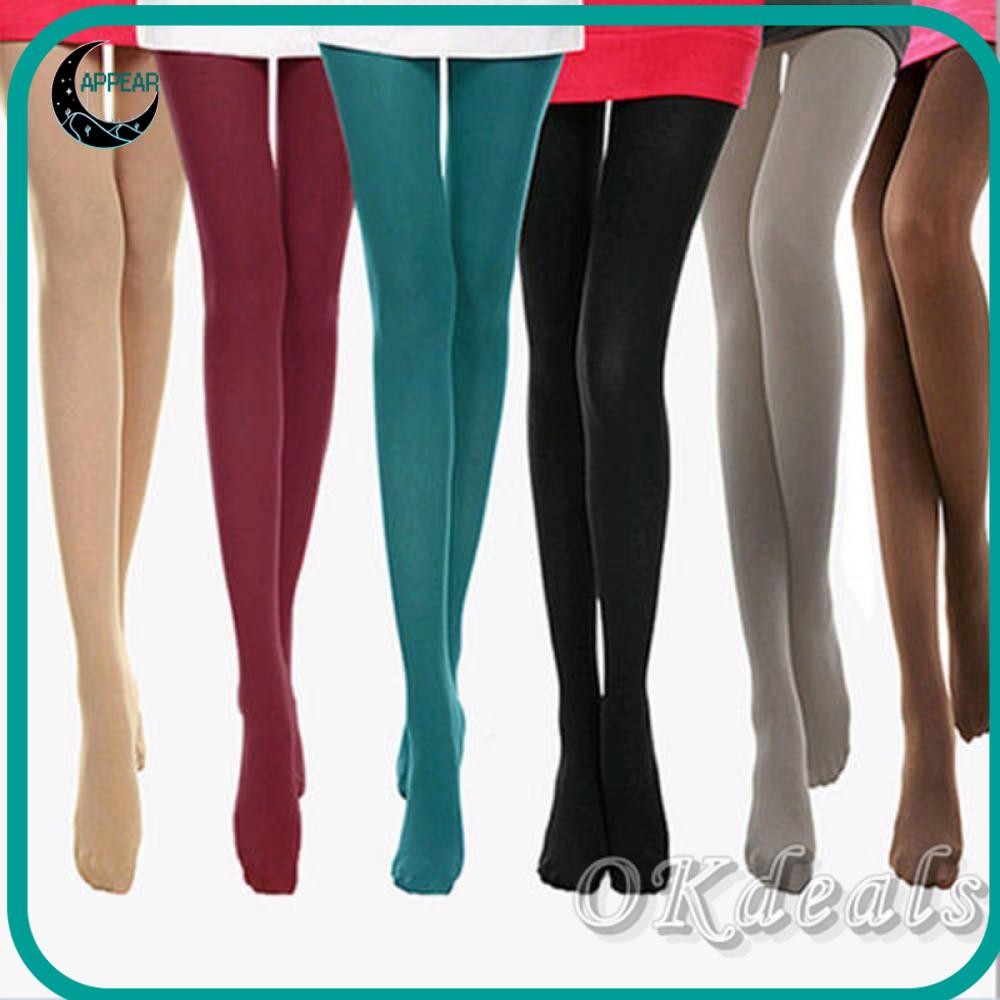 APPEAR ถุงน่องผู้หญิง หนา 120D ทึบแสง 8 สี ถุงเท้าเท้า Sexy HOT Beauty