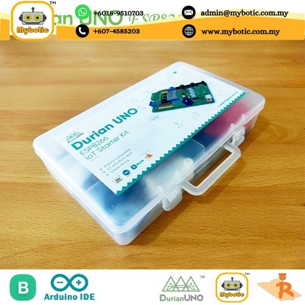 โครงการ Arduino STEM RBT: Arduino Durian UNO ESP8266 IOT Starter Kit - โครงการ Simplify IOT พร้อม Bl