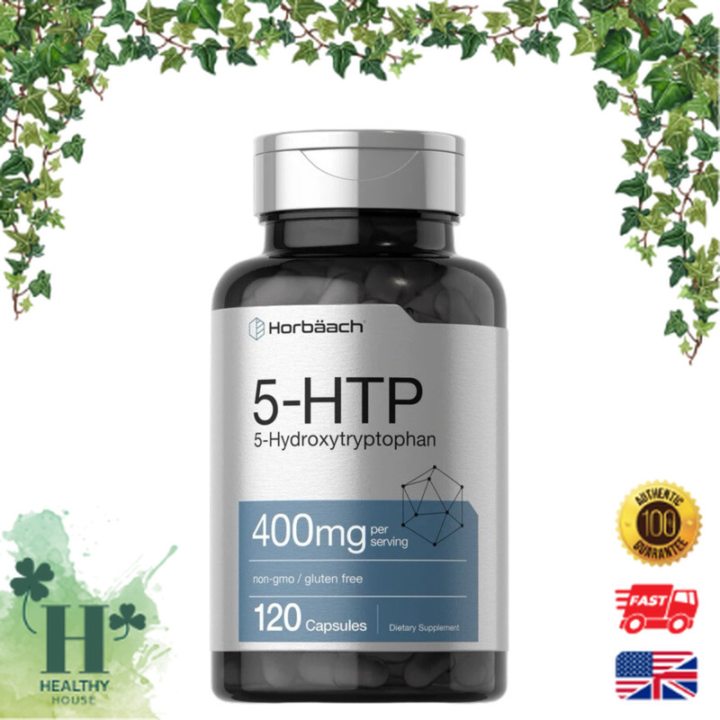 พร้อมส่ง Horbaach 5-HTP Hydroxytryptophan 5htp 200 mg & 400 mg