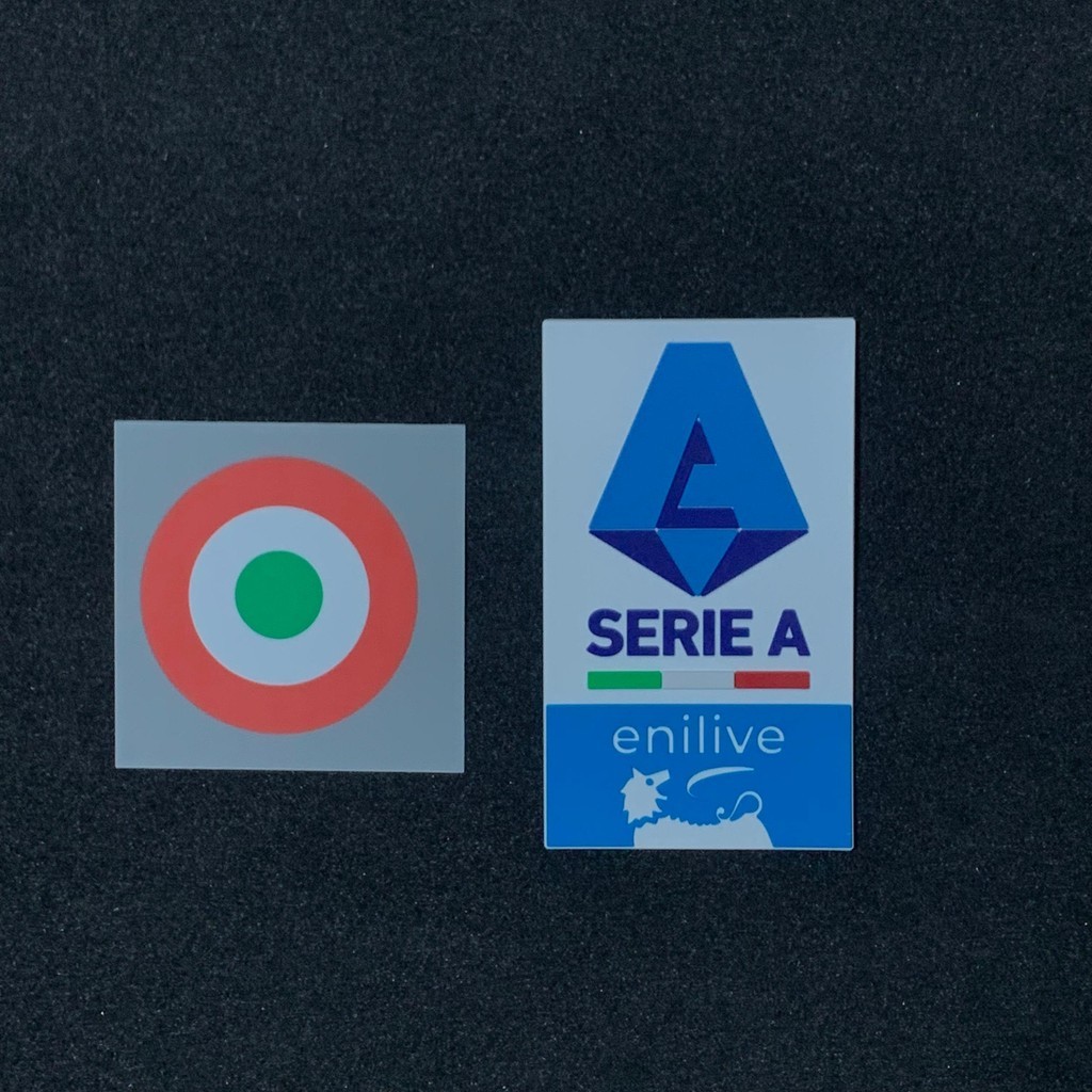 อย่างเป็นทางการ JUVENTUS Serie A 2024-25 PLAYER SIZE Patch (COPA + Serie A)