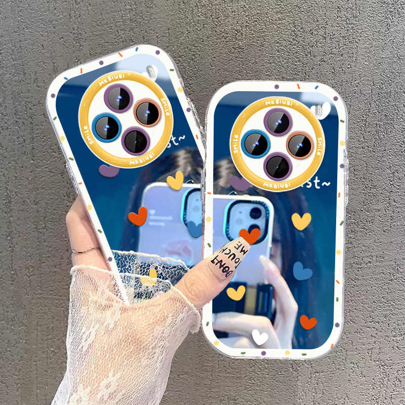 สําหรับ VIVO x200s Pro X100 ultra X90 X80 X70 เคสโทรศัพท์กระจกถุงลมนิรภัยกรณีป้องกันกรณี