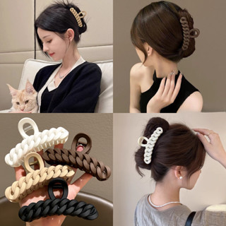 Frosted Chain กิ๊บติดผมสําหรับอาบน้ํากลับหัว Hairpin สีชานม …