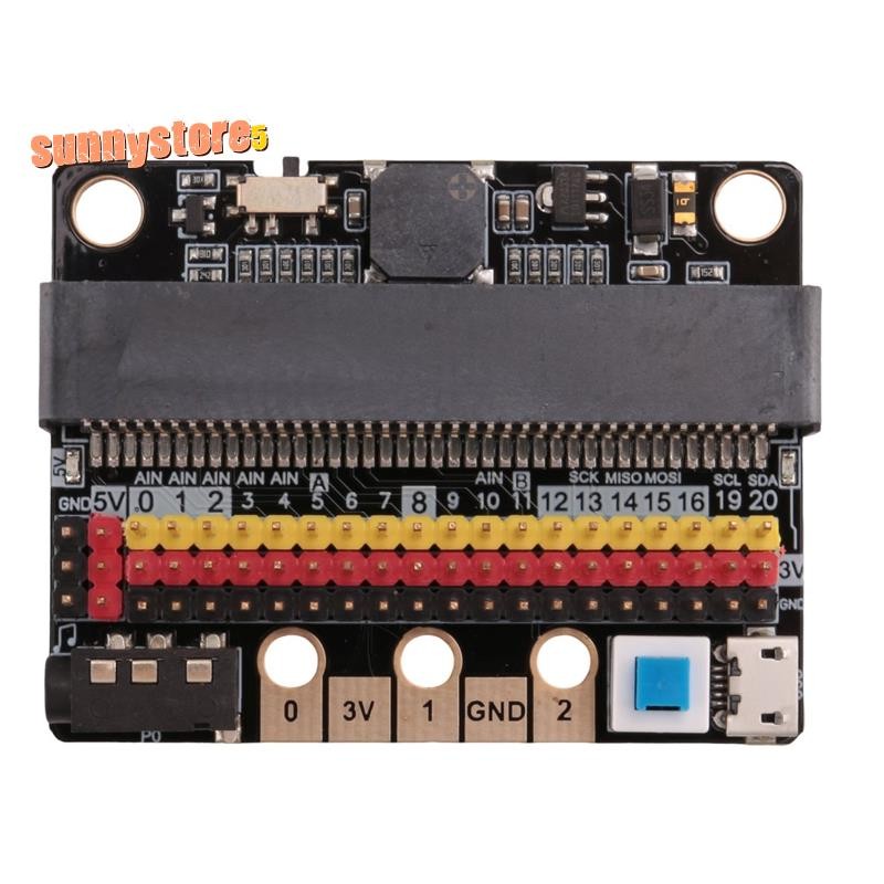 บอร์ดขยาย Micro-Bit IOBIT V2.0 Breakout Adapter Shield พร้อม Buzzer สําหรับการเขียนโปรแกรมกราฟิก Pyt