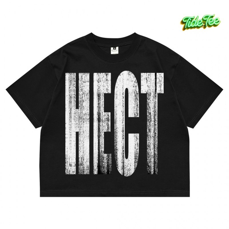 เสื้อยืด Boxy - Grunge - เสื้อยืดสีดํา - Hectic