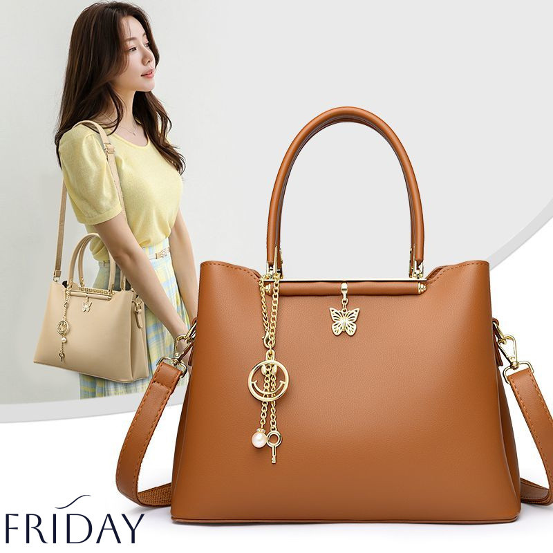 FRIDAY กระเป๋าสะพายไหล่แฟชั่น ความจุมาก สําหรับผู้หญิง