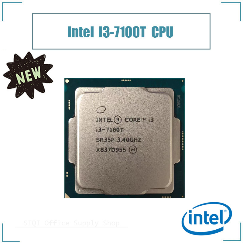 เมนบอร์ด CPU Intel Core i3 7100T รองรับโปรเซสเซอร์ Cpu LGA1151 Dual-core 3.4GHz