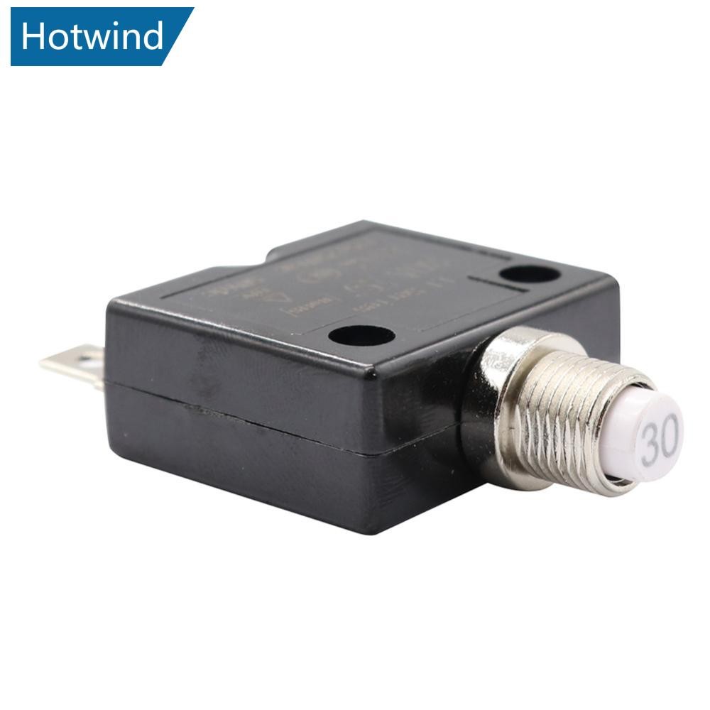 HW 12V 5A10A 15A 20A 30A Push ปุ่มรีเซ็ตความร้อน Circuit Breaker แผง Mount B5C1