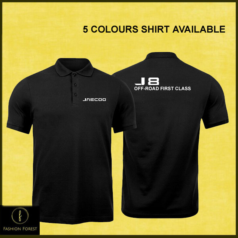 ไมโครไฟเบอร์แห้งเร็ว Jersi Jersey Polo T เสื้อโลโก้ JAECOO J8 OFF ROAD FIRST CLASS Sulam เย็บปักถักร