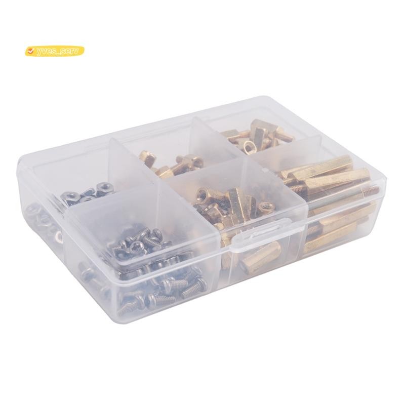 yves_service120Pcs เครื่องมือติดตั้งสําหรับ Raspberry Pi 4 รุ่น B/3B +/3B M2.5 Series Hex คอลัมน์ทอง
